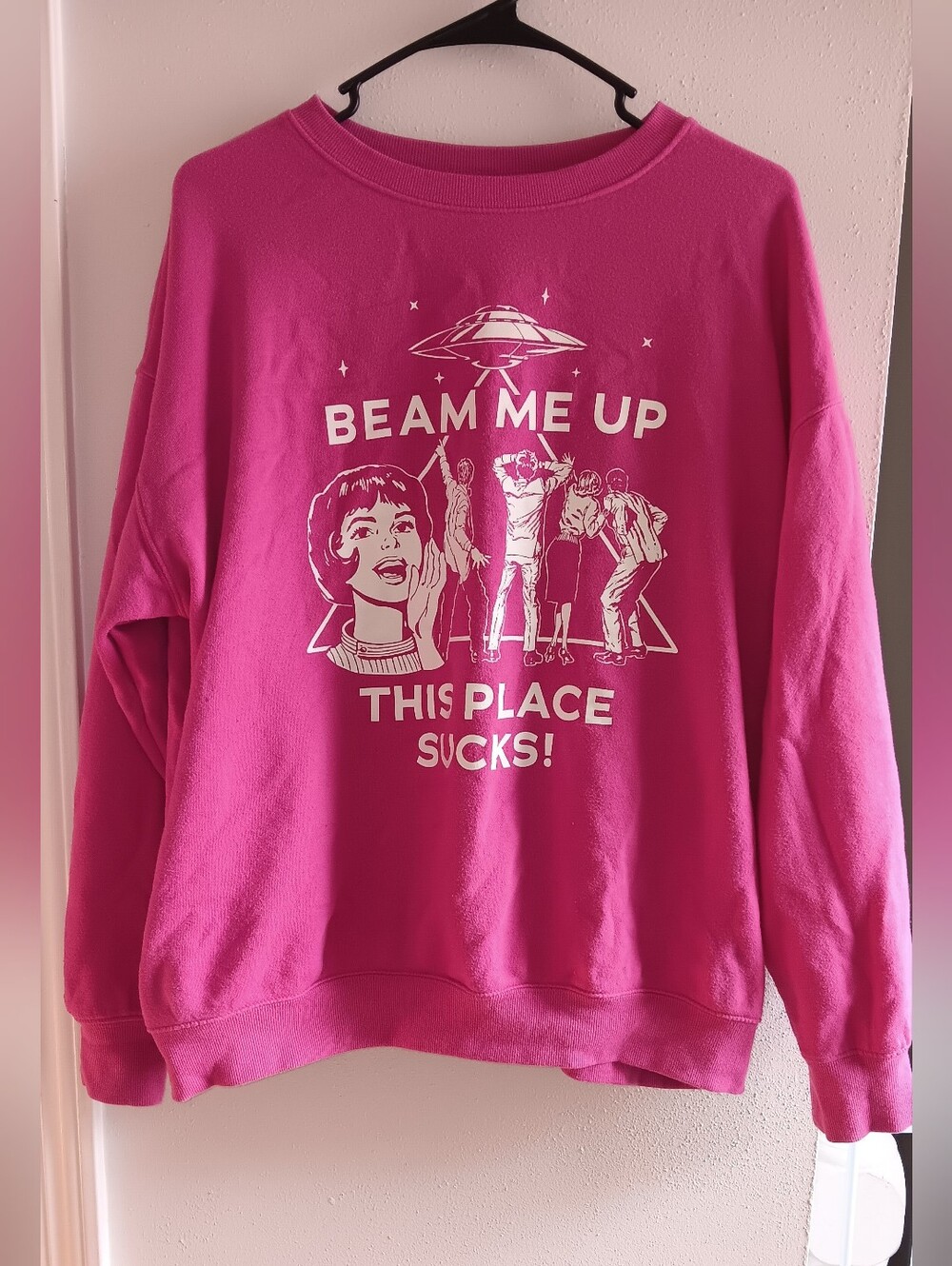 'Beam Me Up' Graphic Crewneck